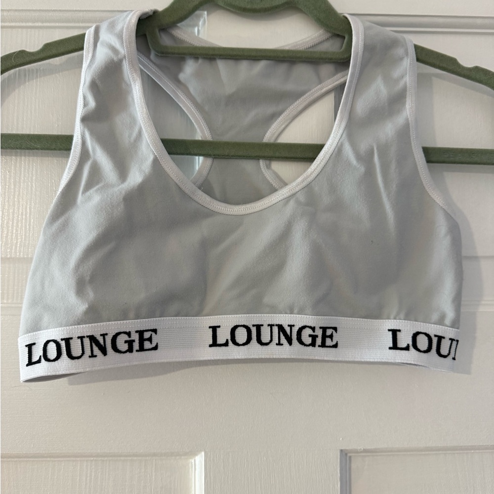 Lounge Women's Gray Sports Bra